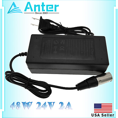 #ad 24V Electric Scooter Battery Charger for Mongoose CX24V200 CX24V450 IMPACT Bike $13.99
