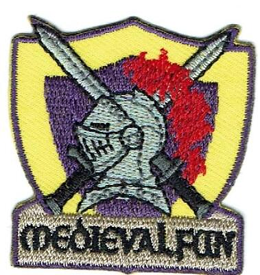 #ad Girl Boy Cub MEDIEVAL FUN Knight Shield Patches Crests SCOUT GUIDES Renaissance $1.00