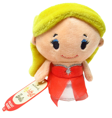 #ad Hallmark Itty Bittys Holiday Barbie Bean Stuffed Plush Toy 4.5quot; Tall Tagged $4.99