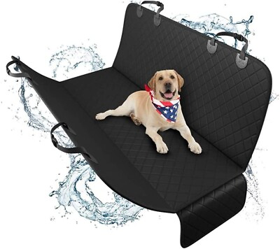 #ad Pet Dog Car Seat Hammock Safety Protector Mat for Rear Back Seat Cover $42.99