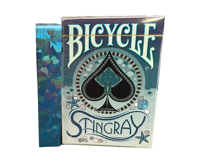 #ad Limited Edition Stingray Teal Gilded Bicycle Playing Cards $29.99