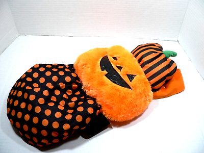 #ad Adorable Small Dog Plush Pumpkin Halloween Costume $12.00