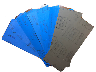#ad 1 set of 4000 5000 6000 7000 8000 10000 12000 and 15000 grit sand paper US $13.50