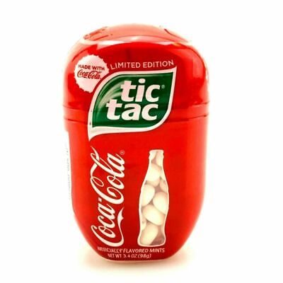 #ad ❤️ Tic Tac Coca Cola Breath Mints 3.4 Oz 8 Count Bottle Packs 04 24 Limited ed $39.99
