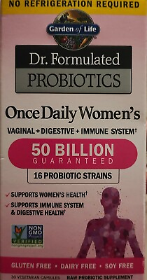 #ad Garden of Life Dr. Formulated Women#x27;s Probiotics 30 Vegetarian Capsules $26.50