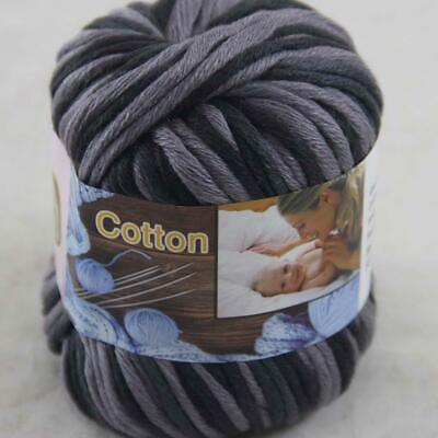 #ad AIPYARN Sale 1Ballsx50g Soft Cotton Chunky Super Bulky Hand Knit Crochet Yarn 39 $3.96