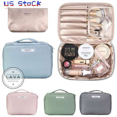 #ad Big Travel Cosmetic Bag Makeup Bag Toiletry Case Hanging Pouch Wash Organizer US $9.10