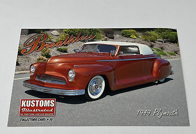 #ad 2009 Kustoms Illustrated Magazine Collectors Card #10 1949 Plymouth Breathless $9.95