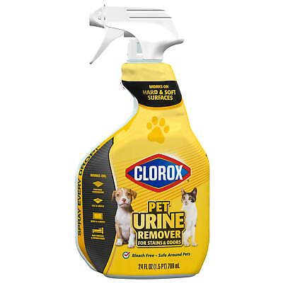 #ad Clorox Pet Urine Remover for Stains and Odors 24 oz $13.60