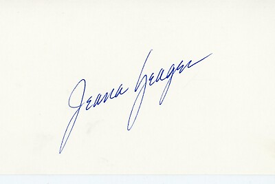 #ad Aviator Jeane Yeager autograph First Woman to fly around the world nonstop $19.99