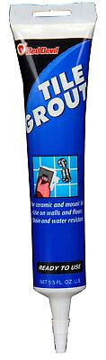 #ad Red Devil 0425 Durable Resistant Pre Mixed Tile Grout Squeeze Tube 5.5 oz. $9.66