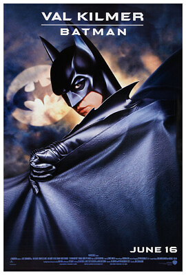 #ad Batman Forever Val Kilmer DC Universe Movie Poster Teaser $24.99