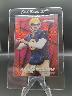 #ad 2014 Panini Prizm 125 Red Prizm #67 Aaron Rodgers Packers Jets 99 125 $11.25