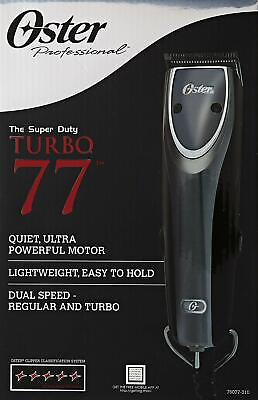 #ad Oster 76077 310 Professional The Super Duty Turbo 77 Clipper w 000 Turbo Blade $79.91