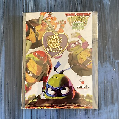 #ad TMNT TEENAGE MUTANT NINJA TURTLES : Mutant Mayhem Purple Heart Pin NEW Donatello $11.02