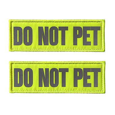 #ad Reflective Dog Patches 2 Pack Service Dogin Trainingdo not Pet Tags for Hoo... $18.05