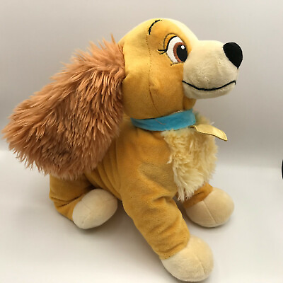 #ad The Disney Store Lady and the Tramp Plush Stuffed Animal Lady Dog Authentic Tag $7.49