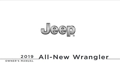 #ad 2019 Jeep Wrangler Owners Manual User Guide $37.99