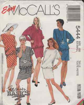 #ad McCall#x27;s Pattern 5444 Misses Drop Waist Dress Size 6 8 FF NEW $10.95