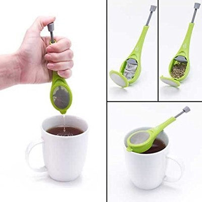 #ad Silicone Tea Infuser Strainer Loose Leaf Steeper amp; Herbal Spice Infusion Tool $6.99