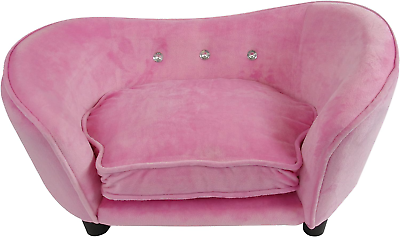 #ad Enchanted Home Pet Ultra Plush Snuggle Bed in Light Pink $146.62