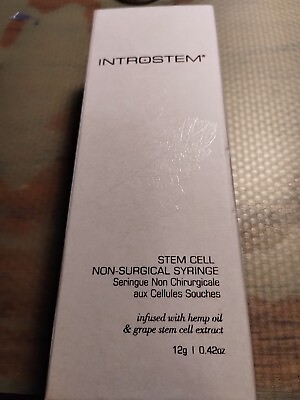 #ad Introstem Stem Cell Non Surgical Syringe 0.42 oz 12 g Discontinued Fresh $280.00