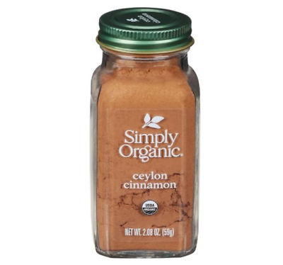 #ad Simply Organic Organic Ground Ceylon Cinnamon GMO Free 2.08 oz Bottle $8.20