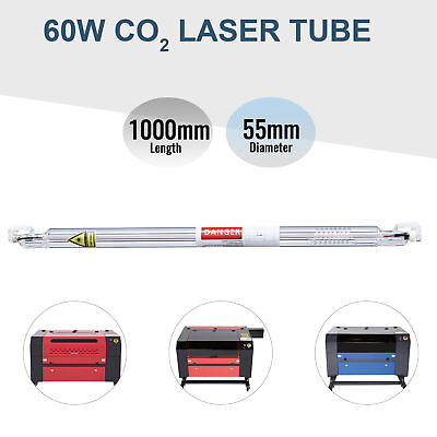 #ad OMTech 60W 100cm CO2 Laser Tube fits Laser Engraver Cutting Engraving Machine $188.99