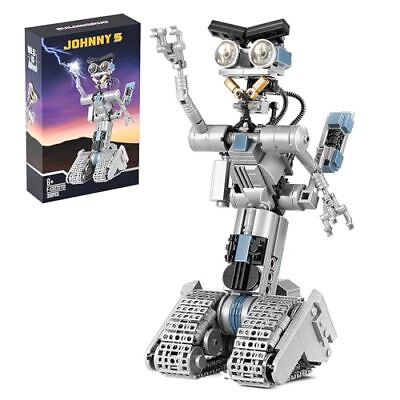 #ad #ad Johnny 5 Robot Building Set Compatible for Short Open Circuit Johnny 386 Pcs $19.81