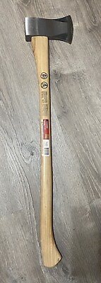 #ad Husky 4LB Single Bit Michigan Axe with 35quot; American Hickory Hdl $22.99