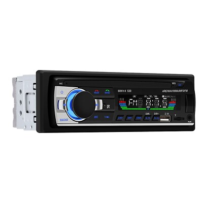 #ad 4X 60W Single 1DIN Car Stereo Radio Bluetooth FM USB AUX Touch Screen MP5 Player $14.59