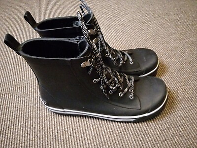 Rocket Dog size 11 Black Rubber waterproof Boots super cool style.t15 $16.00