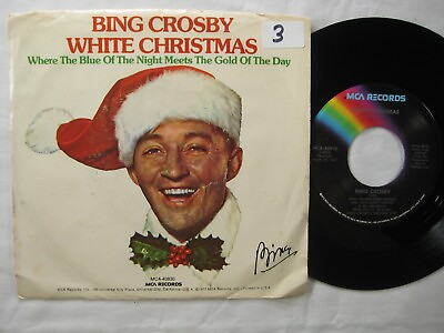 CHRISTMAS 45 rpm vinyl record YOU SELECT cleaned amp; play check Bing Springsteen $5.99