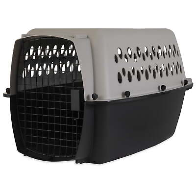 #ad Life Pet Kennel Small Medium 26quot; Dog Crate Plastic Travel Pet Carrier f $36.47
