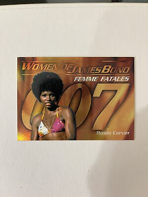 #ad JAMES BOND Women of Bond In Motion insert card Femme Fatales F4 $2.99