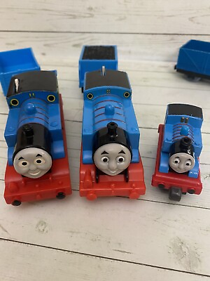 #ad Thomas Train Engine Thomas Non Motorized Mattel Gullane Lot of 6 Pcs As Pictured $17.00