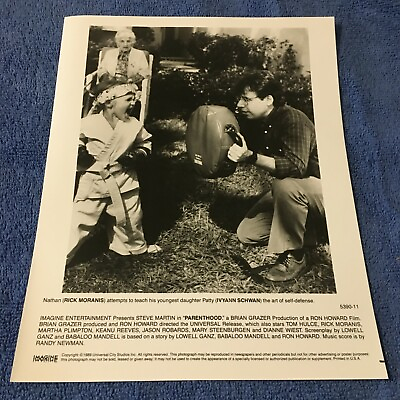 #ad 1989 Press Photo Actor Rick Moranis Ivyann Scwan Parenthood Movie 5390 11 $9.99