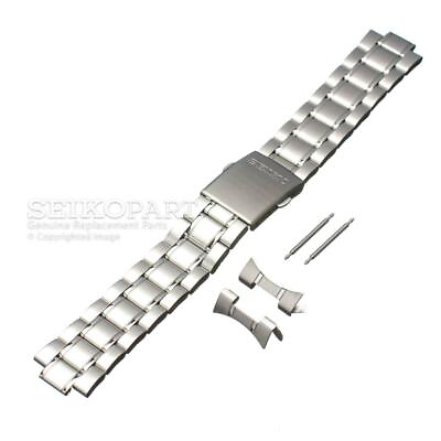 #ad Seiko 20mm Curved End Watch Bracelet for SKS475 SKS491 4T57 00E0 Stainless Band $89.99