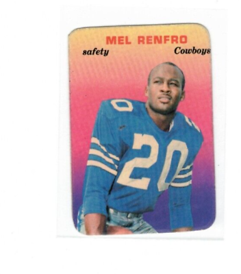 #ad 1967 MEL Renfro #6 of 33 cards $18.35