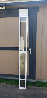 #ad PetSafe Extreme Weather Sliding Glass Pet Door White Small $95.00