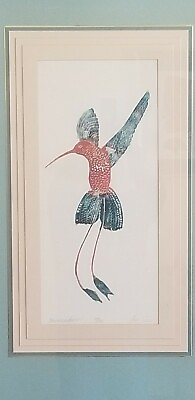 #ad Kinder Harris Ann Snow quot;Hummingbirdquot; Ltd Edition Signed Numbered and Framed $99.99