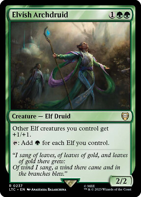 #ad MTG Elvish Archdruid The Lord of the Rings Commander $2.19