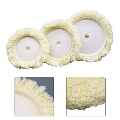 #ad Aggressive Wool Polishing Pads for Car Scratch Removal 567 Inch Wool Wheel $14.09