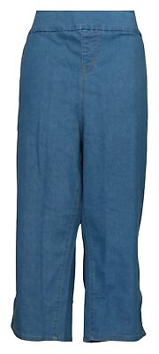 #ad Women Control Pants Women#x27;s Plus Sz 30W Blue $13.39