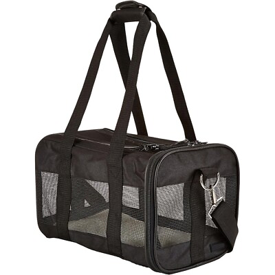 #ad Small Soft Sided Mesh Pet Travel Carrier 13.8 x 8.7 x 8.7 Inches $11.99