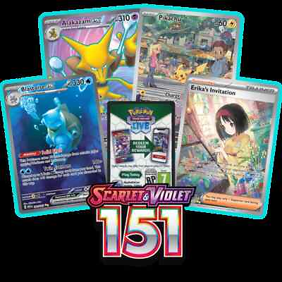 #ad Pokémon Scarlet amp; Violet 151 Choose Your Card All Ex Holo#x27;s Full Art in NM $37.99