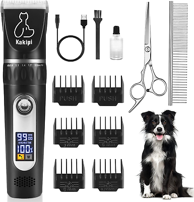 #ad Dog Grooming Kit with Led Display Heavy Duty Pet Grooming Upgrade Motor for Do $29.49