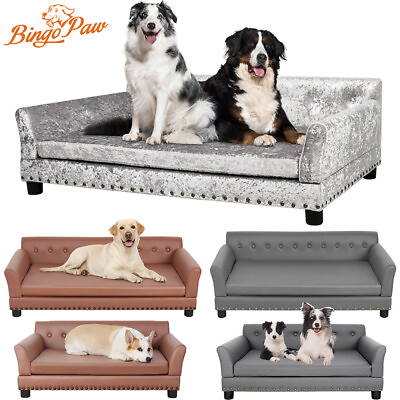 #ad Large Spacious Pet Bed Dog Cat Sofa Couch Cushion Puppy Lounge Anti Scratch Wear $229.90
