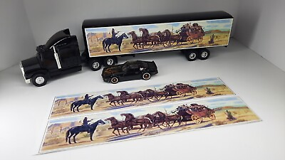 #ad 1 64th scale Smokey amp; the Bandit Snowman Semi Trailer set of 2 stickers only $10.00