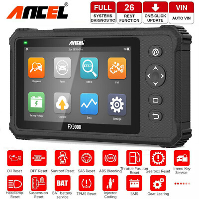 #ad Ancel FX9000 Auto OBD2 Scanner Full System Car Diagnostic Scan Tool Code Reader $269.99